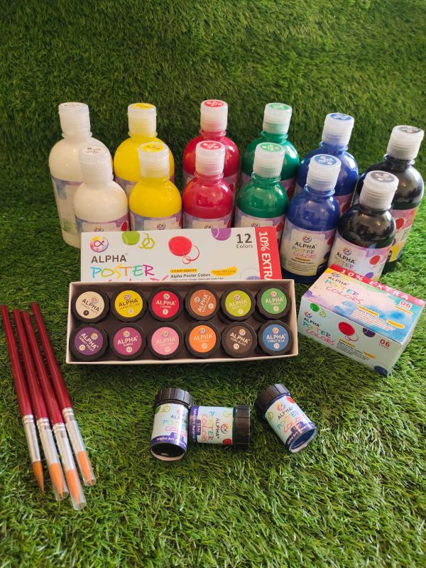 Junior 6 Pack 15 ML+10% Extra Alpha Poster Color