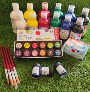 Alpha Poster Paints Junior 15ml+10% Extra (Pack of 12)