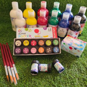 Alpha Poster Paints Junior 15ml+10% Extra (Pack of 12)