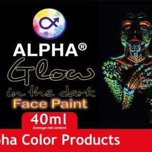 6 Pack 40 ML Alpha Poster Color Face Paint / Glow in Dark